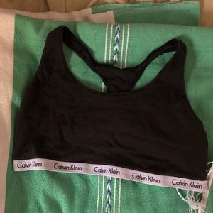 Black Calvin Klein Sports Bra